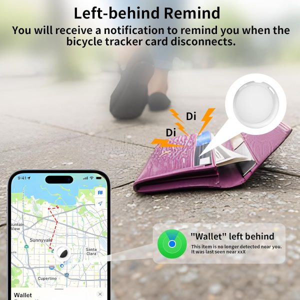 2 Pack GPS Tracker for Vehicles Work with Find My (iOS Only) Real Time Mini Car Air Tracker Tag Global Coverage Hidden Car Locator Tracking Device No Monthly Fee No Subscription No SIM Card Required - Image 4