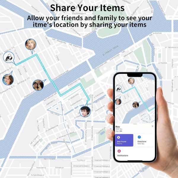2 Pack GPS Tracker for Vehicles Work with Find My (iOS Only) Real Time Mini Car Air Tracker Tag Global Coverage Hidden Car Locator Tracking Device No Monthly Fee No Subscription No SIM Card Required - Image 7