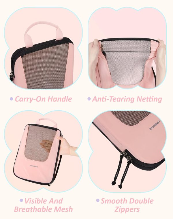 Compression Packing Cubes - 6 Set Travel Packing Organizers for Suitcases - Image 6