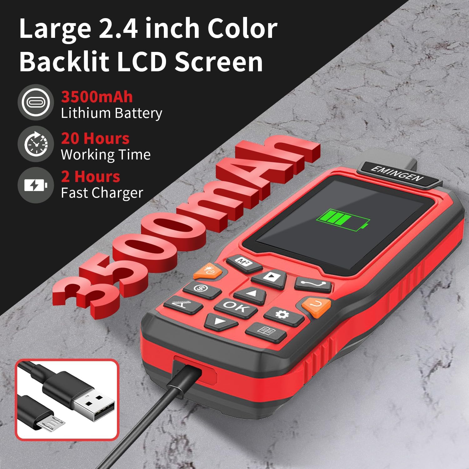 ZL180 Handheld GPS for Surveying, High Precision Rugged Land Surveying Equipment for Ranches, Garden, Farmland and Parking Area Distance Measurement - Image 7