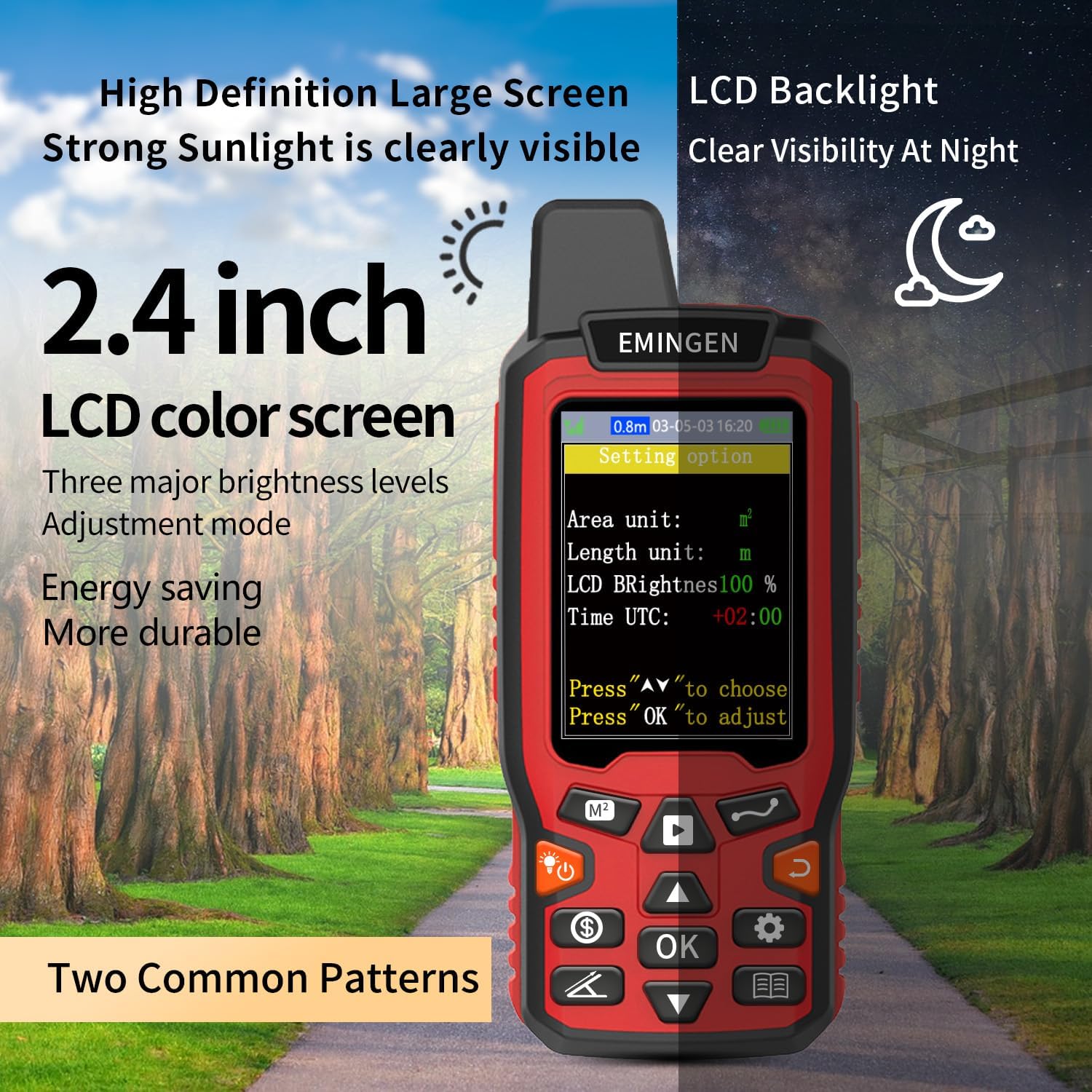 ZL180 Handheld GPS for Surveying, High Precision Rugged Land Surveying Equipment for Ranches, Garden, Farmland and Parking Area Distance Measurement - Image 8
